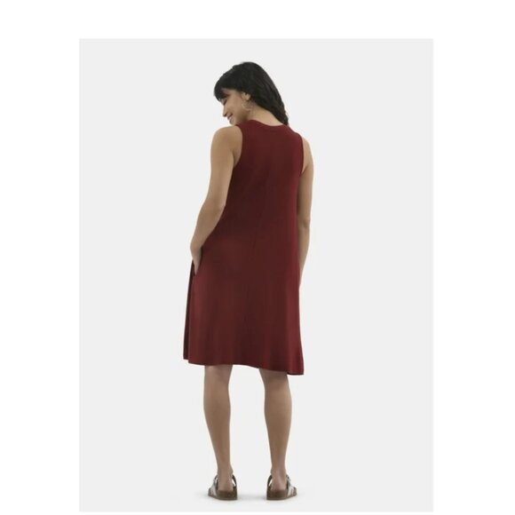 Time and Tru Women's Sleeveless Knit Swing Dress, Size M (8-10) - Picture 2 of 7